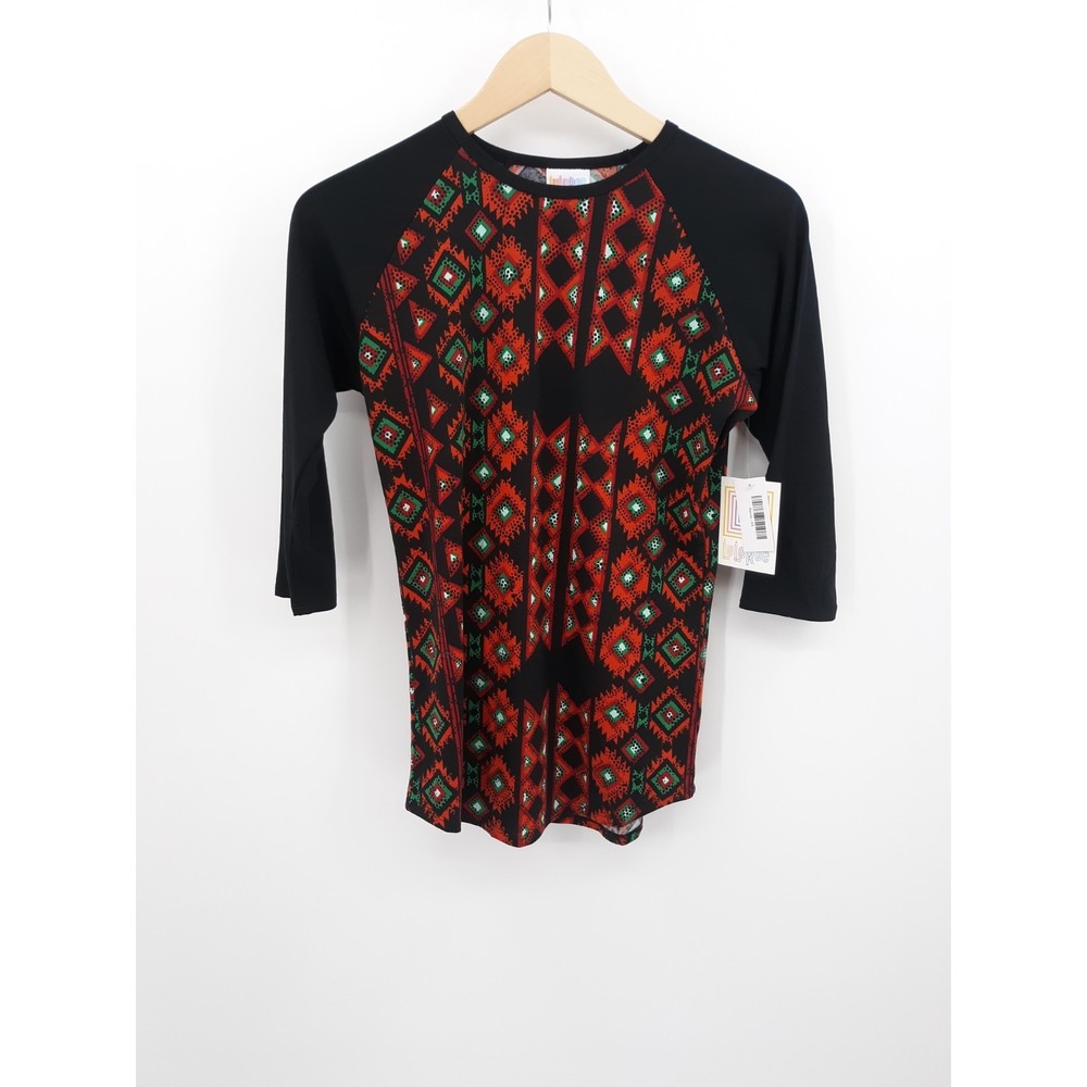 NWT LuLaRoe Randy black/Aztec print size XS